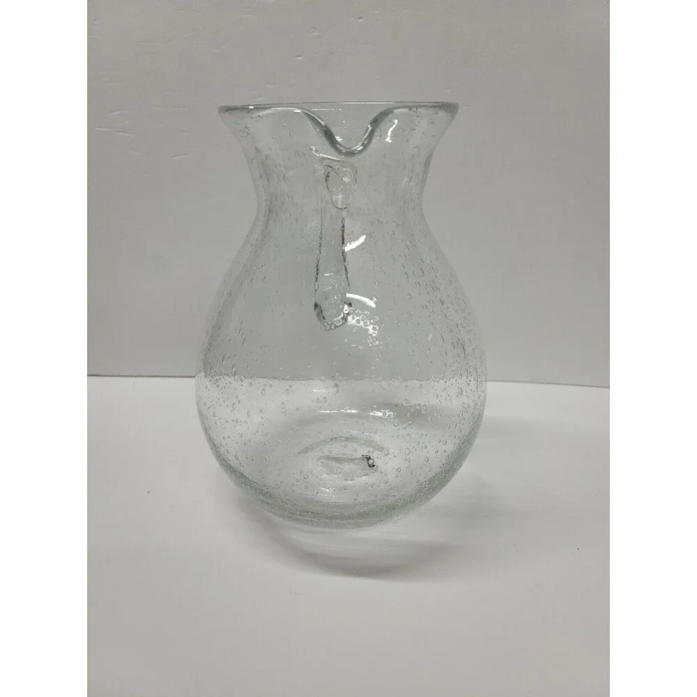 Tag Pitcher Clear with Bubbles